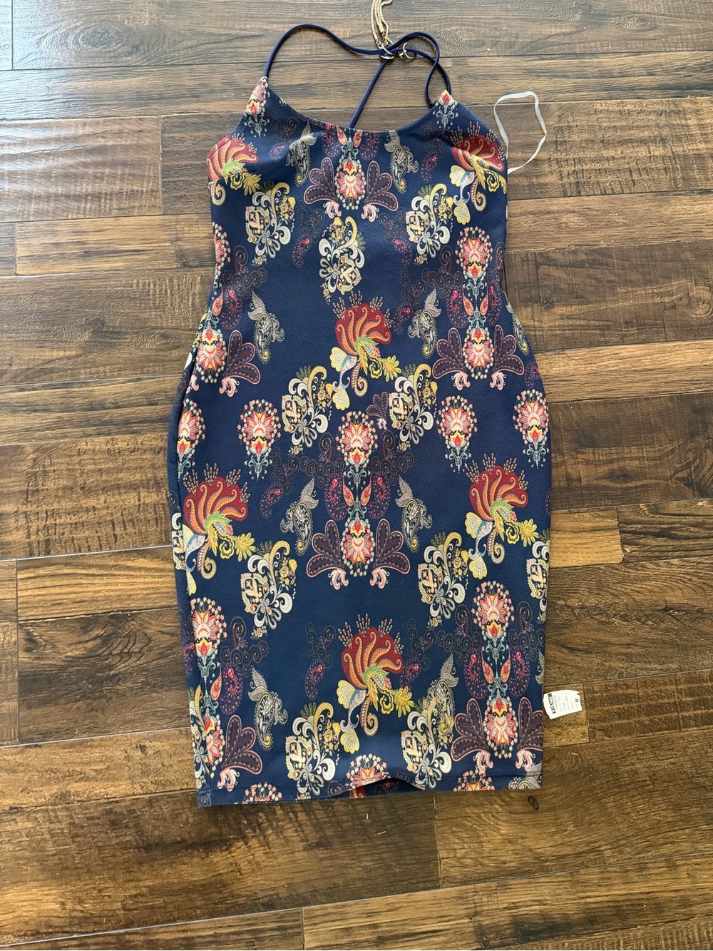 Paisley Print Dress